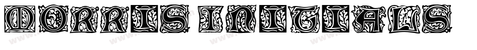 Morris Initials字体转换
